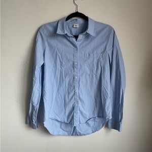 Aritzia Sunday Best 100% cotton striped button-down Oxford shirt